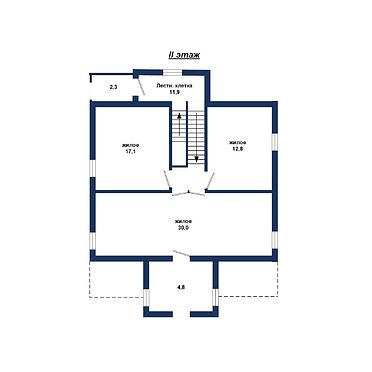 Жилой дом в Жилгородке - 510127, план 2