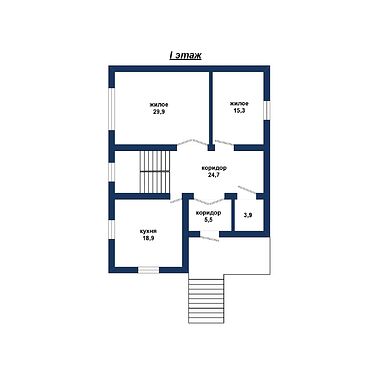 Жилой дом в Красном Дворе - 220416, план 2