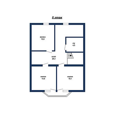 Дом с просторным участком -180127, план 2