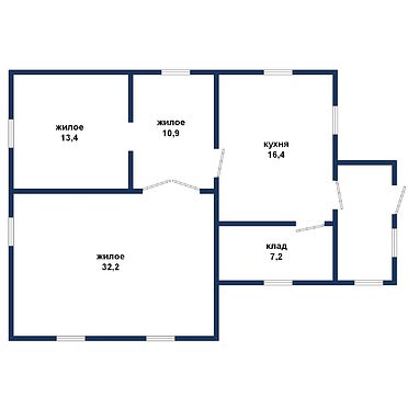 Жилой дом с двумя участками - 620134, план 1