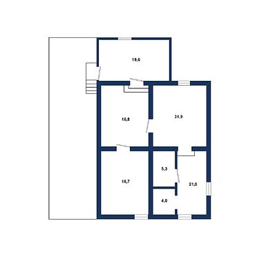 Двухэтажный жилой дом в г.Бресте - 230585, план 3