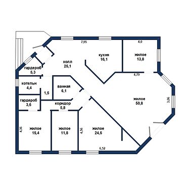 Теплый дом для вашей семьи в микрорайоне Бернады - 380588, план 1
